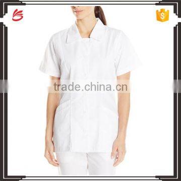 women's tailored student nursing scrub top nurse uniform