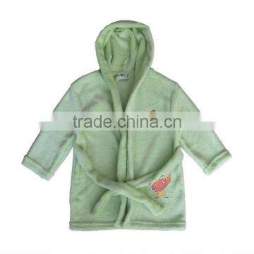 2012 children polyester coral fleece robe(KN-RB-30)