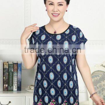 Short-sleeved T-shirt ice silk cotton explosion clearance T shirt mother installed