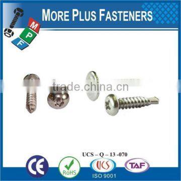 Taiwan #12-14 x 1-1/2" Hex Unslotted Hex Washer Head Epoxy #3 410 Stainless Steel Bonded Sealing Washer Self-Drilling Screw photo-6