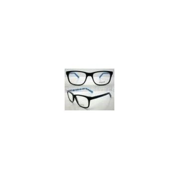 Flexible Blue Handmade Acetate Optical Frame for Men / Women, Lightweight