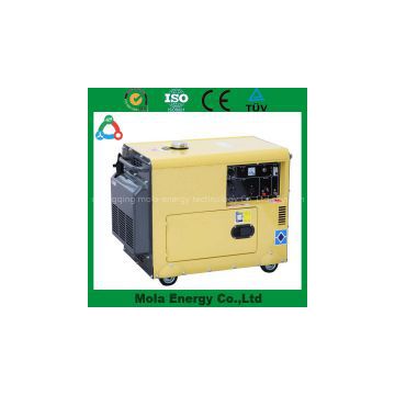 Soundproof gas generator with green energy