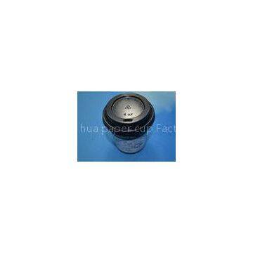 White / Black Disposable 8oz 12oz Ice Coffee / Beverage Paper Cup Lids