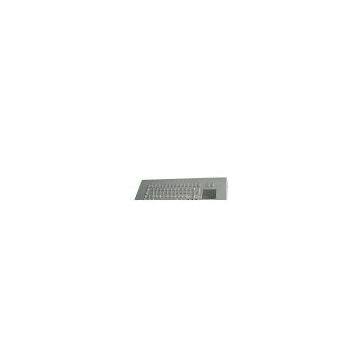 IP65 vandal proof metal desktop keyboard with touchpad