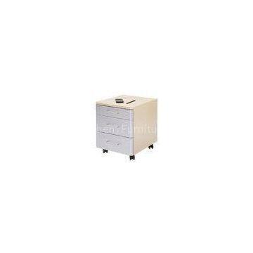 Modern particle board 3 Drawer Wood File Cabinet / Filing Cabinets