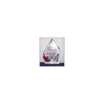 crystal trophy