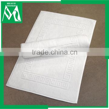 Custom bath mat roll cotton fabric hotel wholesale