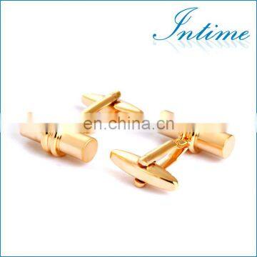 High Quality Gold Simple Design Men cufflinks