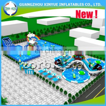 New design water play equipment giant inflatable water park/ inflatable aqua park