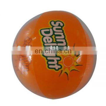 Inflatable beach ball with custom logo