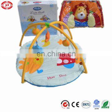 Baby fancy world with soft bar hangings play crawling mat