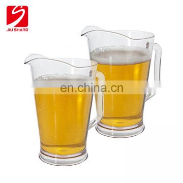 Custom Acrylic Clear Beer Cold Color plastic beer pitcher