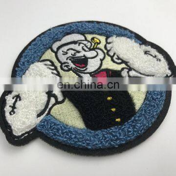 Wholesale Custom 100% Embroidery Chenille Patches For Clothing,towel Embroidered Patch in Letter and Number photo-2