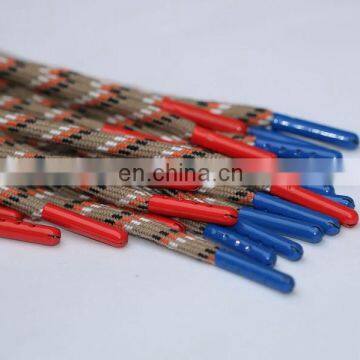 2017 Shenzhen Flat Rope Laces Custom Metal Tips Shoelaces