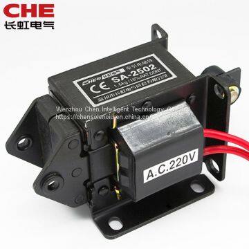 SA-2502 1.5kgf 14.7N 15mm Push Pull AC Controller Electromagnet Solenoid Electromagnet for Vending Machine photo-3