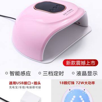 Cnd Led Lamp Nail Polish Dryer Color White