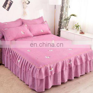 Wholesale Bed Skirt Set Eight Sets Bed Skirt Black Hight Grade Bed Skirt photo-4