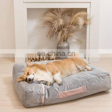 Hot Sale Soft Pet Dog Bed Luxury Pet Sleep Mattress Washable Pet Bed with Pillow