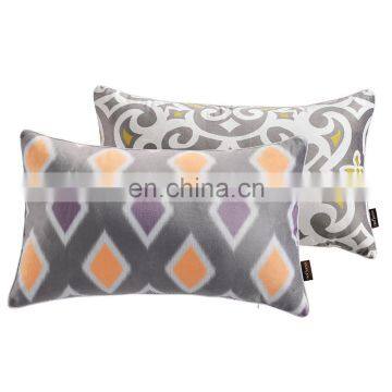 Grid Gray Color Square Cushion for Bedroom Sofa Car photo-5