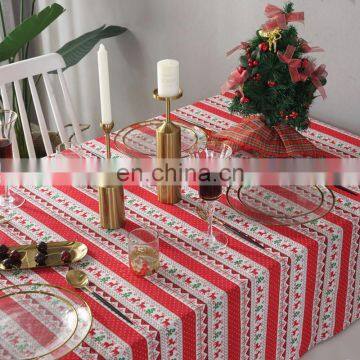 Christmas Linen Tablecloth Luxury Tablecloth Rectangular Tablecloth Wholesale