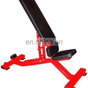 Gym equipment adjustable bench