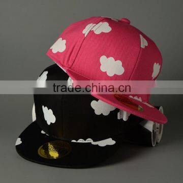 2016 Korean family cap children small clouds fresh and lovely leisure out hip hop baseball cap