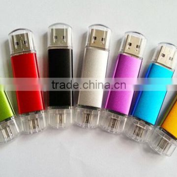 New otg usb flash drive Smart Phone usb stick Tablet PC pendrive 8G external storage flash card 16G Pen drive