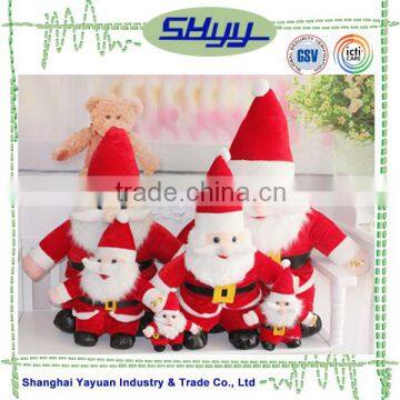 Promotional gift plush toys stuffed Santa Claus