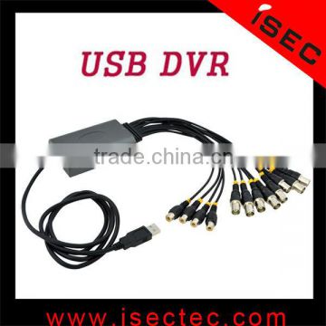 H.264 8Ch Video Laptop Usb Dvr Card