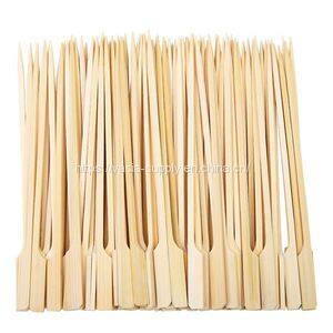 Bamboo Paddle Skewers 8“ Paddle Skewers Kabob Skewers BBQ Skewers for Outdoor Grilling