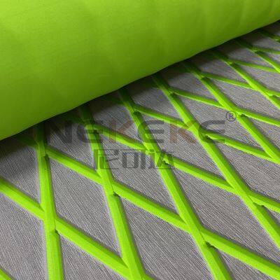 NEKEKE 70*190*0.6 cm Light grey + Green + Diamond on surface Boat Yacht Marine EVA Deck Foam Sheet  Composite outdoor decking