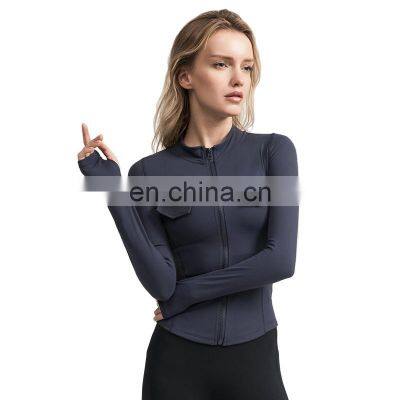 Women Gym Sport Wear Fitness Training Yoga Suit Jacket