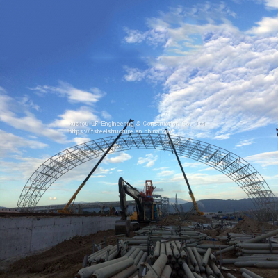 LF Steel Structure Industrial Shed Dry Coal Storage Building Construction photo-3