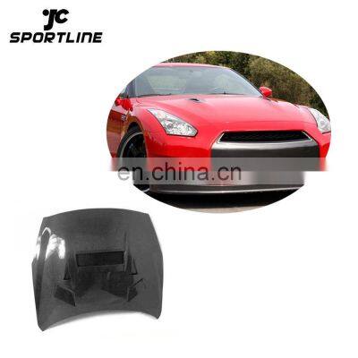 carbon fiber R35 Car Engine Hoods for Niss an GTR R35 08-14