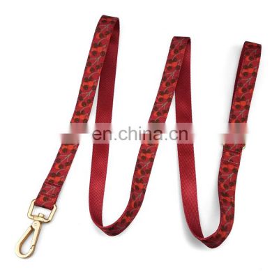 wholesale  supplier high-end quality printing outdoor harness dog leash