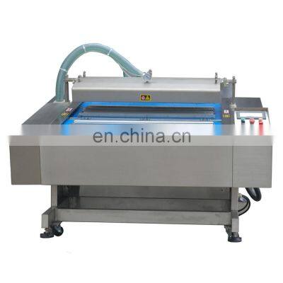 HVB-1020F/2 Hualian Industrial Plastic Bag Portable Automatic Continuous Food Sealer Vacuum Packing Machine