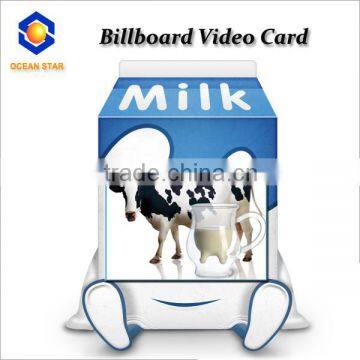 2015 Factory supply Top quality Customized Promotional 2.4" 3.5" 4.3" 5" 7" 9" 10.1" video greeting brochure