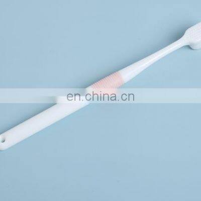 3pcs/set Family 3 Pcs/pack OEM Carbon Fiber Plastic Soft Bristle Toothbrush for Adult photo-5