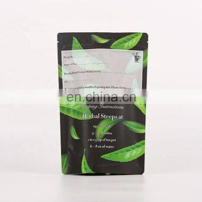 New Design Custom Printed Edible Zip Lock Resealable Biodegradable Tea Sachet Bag photo-5