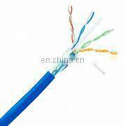 1000FT CAT6 Cable FTP Solid Copper Foil Shielded 23 AWG Blue CM CMR CMP CABLE photo-2