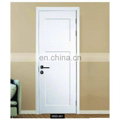 Modular Solid Core Wood French Door Designs Classic Interior MDF Wood Hollow Doors