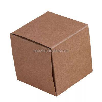 brown square kraft paper gift boxes