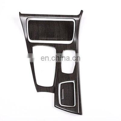 Oak Wood Style ABS Center Console Gear Shift Panel Cover Trim For BMW 5 Series F10 520li 525li 530li Car Accessories