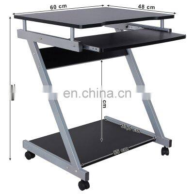 Home Office Furniture Stainless Steel Computer Desk Table Executive Modern Computer Office Desks With Drawer photo-4