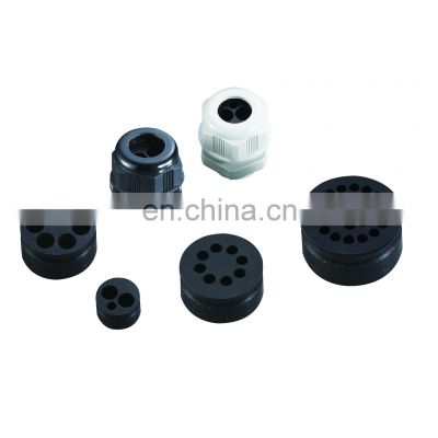 Pg M Npt Type Electric Multi hole Plastic Cable Gland Connector