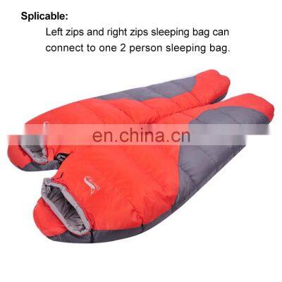 High Quality Mummy Sleeping Bag Winter Cotton Warm Tourism Sleeping Bags With Compression Sack Wearable Blanket for Hiking photo-4
