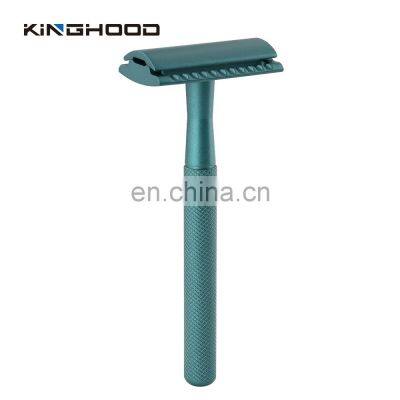 Ready to ship Classical Private Label Black  Shaving  Safety Razor For Man