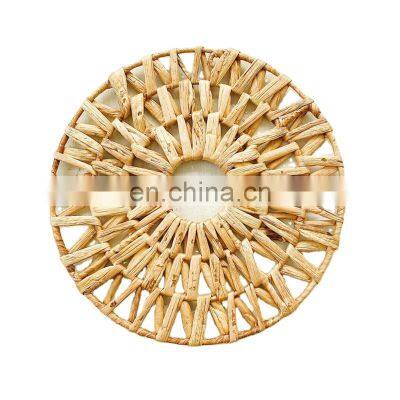 Vintage Water Hyacinth Tablemats, Natural Placemats Wall basket decor basket wholesale made in Vietnam