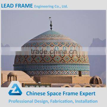 Beautiful ASTM Steel Frame Structure Stained Mosque Dome photo-5