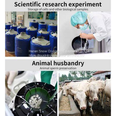 35L Liquid Nitrogen Tank for Cell Storage Caliber for Laboratory 125mm